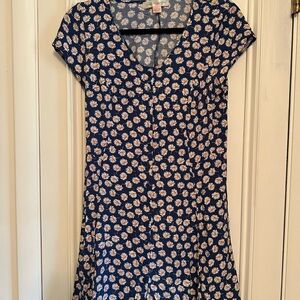 Band of Gypsies Navy Floral Dress